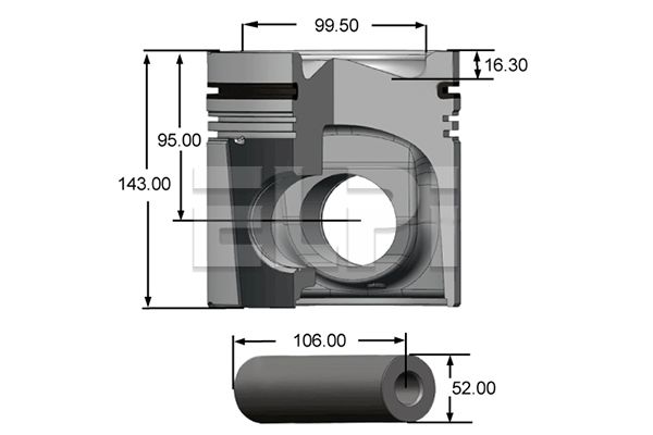 Piston LP181 2234 STD ELPI